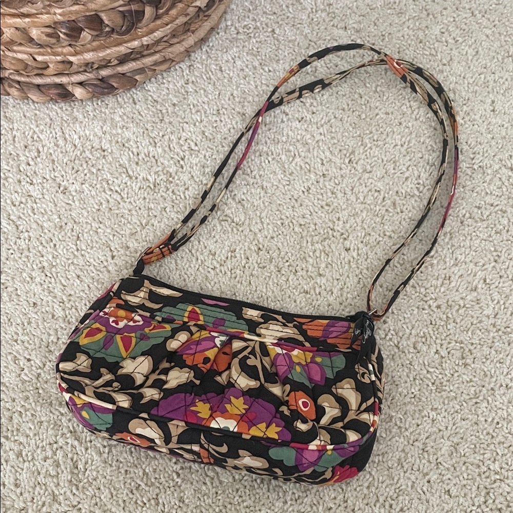Vera Bradley Frannie Crossbody Bag Suzani Retired Quilted Floral Purse Y2K Purse